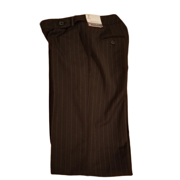 TRISTAN Navy Blue Pinstripe Trousers (Size 1) - Picture 11 of 14